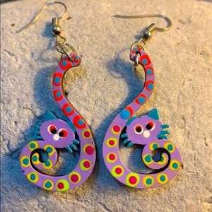 Hand crafted Cat Earrings